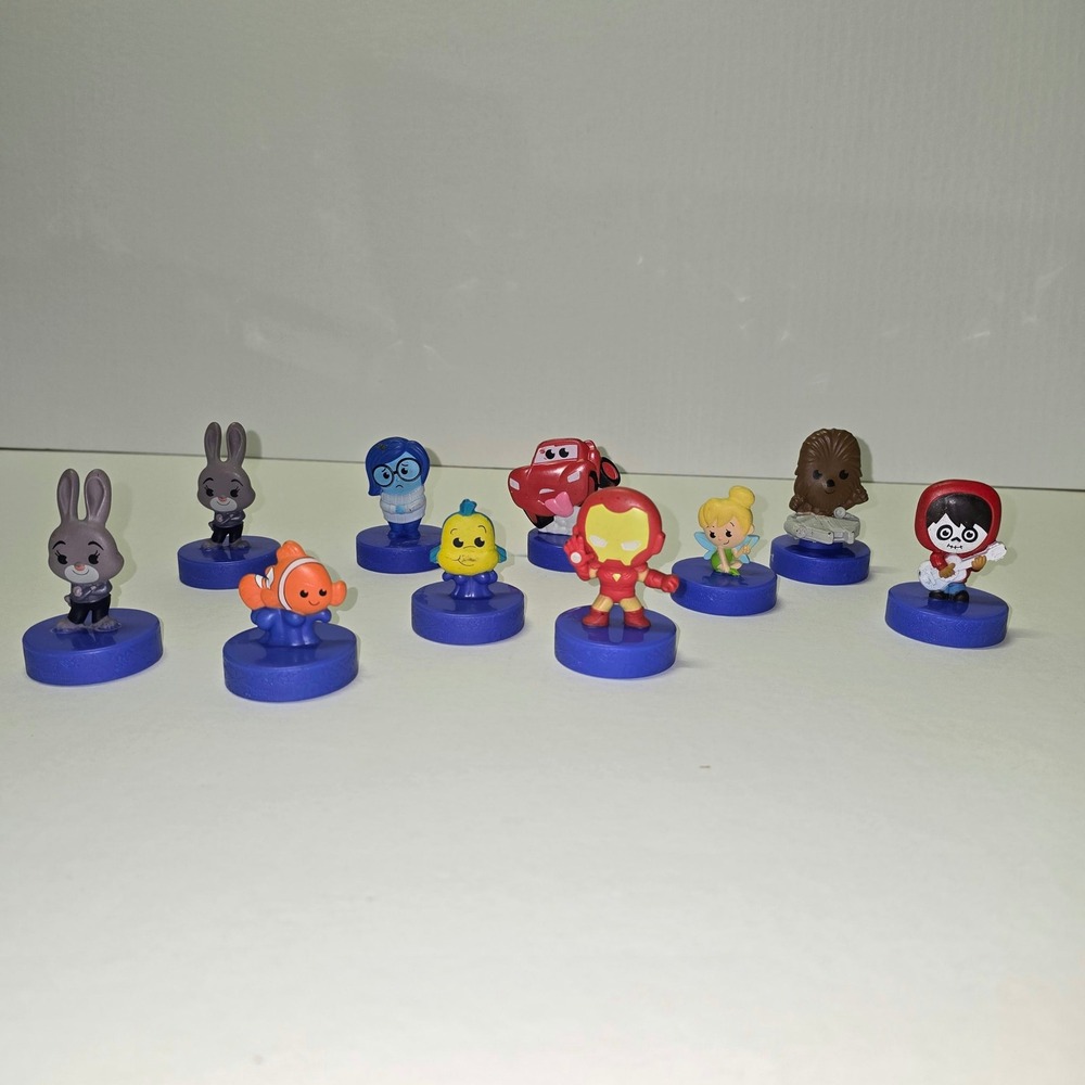 Disney 100 Years McDonald's Happy Meal Toy Figure Lot Iron Man Star Wars Pixar